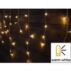 Karácsonyi jégcsap fényfüggöny, kültéri/beltéri (X22023)