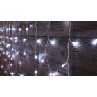 Karácsonyi jégcsap fényfüggöny, kültéri/beltéri (X22024)