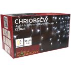 Karácsonyi jégcsap fényfüggöny, kültéri/beltéri (X22024)