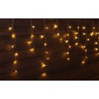 Karácsonyi jégcsap fényfüggöny, kültéri/beltéri (X22022)