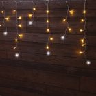 Karácsonyi sziporkázó jégcsapfényfüggöny,kül/beltér(X22029)