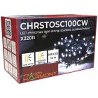 Karácsonyi sziporkázó fényfüzér, kültéri/beltéri, 10 méter (X22011)