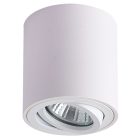 Mennyezeti spot lámpatest, hengeres, dönthető, fehér, SPGU10MDW