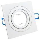 Süllyesztett spot lámpatest, dönthető, négyzetes alak,  fehér színben, SPND1W