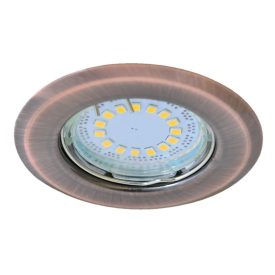   Beépíthető Lámpatest spot Fényforrásokhoz Matt Réz Színben, TLC-2MR