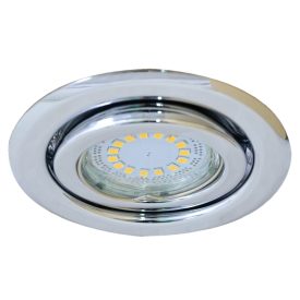   Beépíthető Lámpatest spot Fényforrásokhoz Króm Színben, TLC-6C